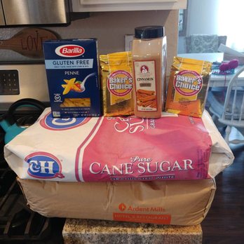 The Batter Up Bakery - 25lb bag of flour + 25lb bag sugar + my gluten free pasta + cinnamon + yeast! - Desserts Near Me - Temecula, California