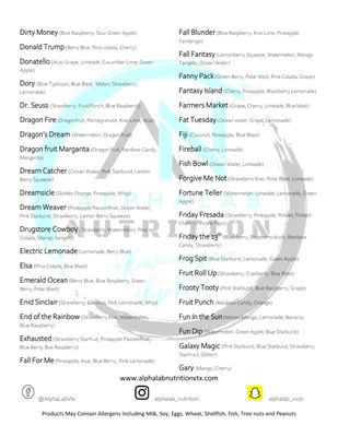 Menu photo 6 AlphaLab Nutrition Victoria, TX Menu photo 6 AlphaLab Nutrition Victoria, TX