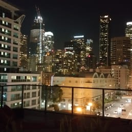 Our beautiful DTLA view from the Hanover Grand roof garden Our beautiful DTLA view from the Hanover Grand roof garden