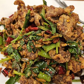 Chef Wu - Crispy Beef with Hot Numbing Pepper - Szechuan Near Me - Roswell, Georgia