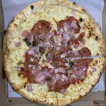 Positano's Pizza - 'Large' pizza - "Il Macellaio (The Butcher)" - Pizza Near Me - Mableton, Georgia Positano's Pizza - 'Large' pizza - "Il Macellaio (The Butcher)" - Pizza Near Me - Mableton, Georgia