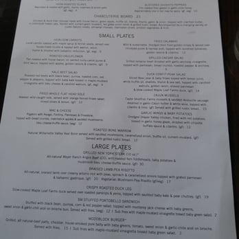 Woodblock - The menu on monday! - Cocktail Bars Near Me - Redmond, Washington