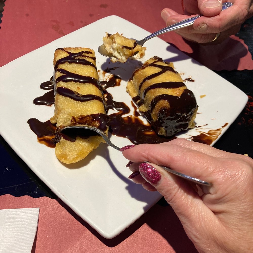 Umai Sushi - The fried cheesecake we had our arms twisted for desert. It doesn't actually take much to get me to order desert. Lol - Sushi Bars Near Me - Largo, Florida Umai Sushi - The fried cheesecake we had our arms twisted for desert. It doesn't actually take much to get me to order desert. Lol - Sushi Bars Near Me - Largo, Florida