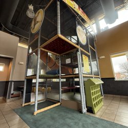 McDonald's - Indoor playground with seating around it
