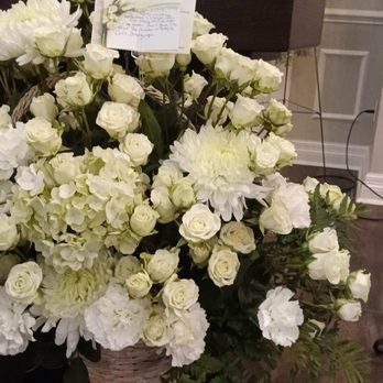 Katy Flowers - Arrangement received at funeral home - Florists Near Me - Katy, Texas
