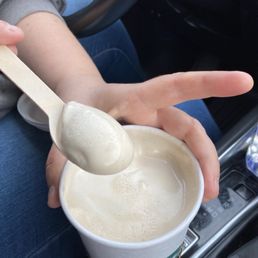 Chai Soy Latte ordered with "No Foam" and again emphasized "No No Foam" but the girl didnt do it.... Chai Soy Latte ordered with "No Foam" and again emphasized "No No Foam" but the girl didnt do it....