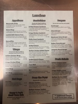 Menu photo 2 Nanny & Pops Small Town Cafe Mayfield, NY Menu photo 2 Nanny & Pops Small Town Cafe Mayfield, NY