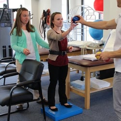 Elite Physical Therapy & Aqua Therapy - BALANCE TRAINING WITH ONE OF OUR GREAT THERAPISTS, JESSICA, DPT.