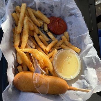 Skoog's Pub & Grill - Kids corn dog meal - American Near Me - Utica, Illinois