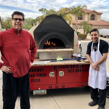 Fabio On Fire - Fabio and his wood-fired pizza oven! - Pizza Near Me - Peoria, Arizona