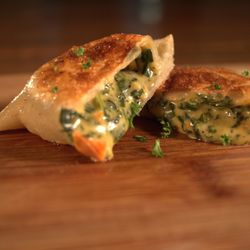 My Little Pierogi - Spinach dip pierogi