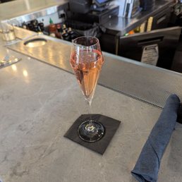 Glass of Rose on Happy Hour Glass of Rose on Happy Hour