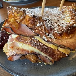 Monte cristo. One of few places that does this correctly. Scrumptious. Monte cristo. One of few places that does this correctly. Scrumptious.