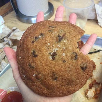 The Crack Shack - Look at the diameter on that cookie. Huge and delish - Chicken Shop Near Me - Costa Mesa, California