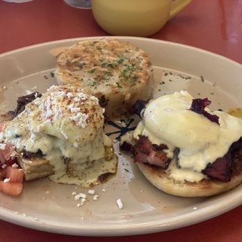 Snooze, an A.M. Eatery - Benny Duo - Chile Verde & Habanero Pork Belly Benny's - Breakfast & Brunch Near Me - Austin, Texas Snooze, an A.M. Eatery - Benny Duo - Chile Verde & Habanero Pork Belly Benny's - Breakfast & Brunch Near Me - Austin, Texas