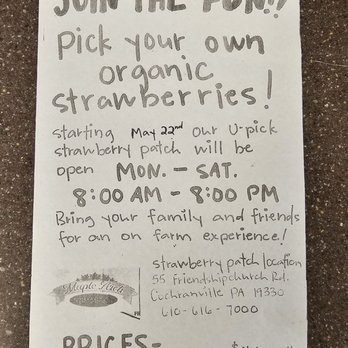 Maple Arch Farm - Farms Near Me - Parkesburg, Pennsylvania