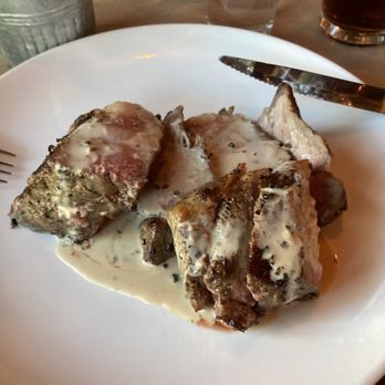 Hudson Malone - Steak au Poivre with hand cut pommes frites - Breakfast & Brunch Near Me - Westport, Connecticut Hudson Malone - Steak au Poivre with hand cut pommes frites - Breakfast & Brunch Near Me - Westport, Connecticut