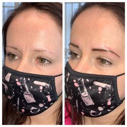 Effortless Beauty - Combo Brow Before and After