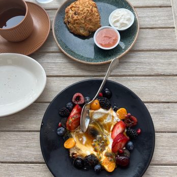 Aba - Peach biscuit - Mediterranean Near Me - Chicago, Illinois