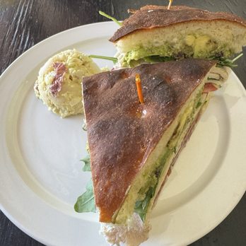 Husick’s By Forester - Veggie Sandwich (added chicken) with potato salad - Beer Gardens Near Me - Clarksburg, California Husick’s By Forester - Veggie Sandwich (added chicken) with potato salad - Beer Gardens Near Me - Clarksburg, California