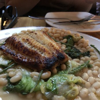 Gusto 101 - MERLUZZO ARROSTO  black cod, truffled beans, escarole, sea asparagus - Italian Near Me - Toronto, Ontario