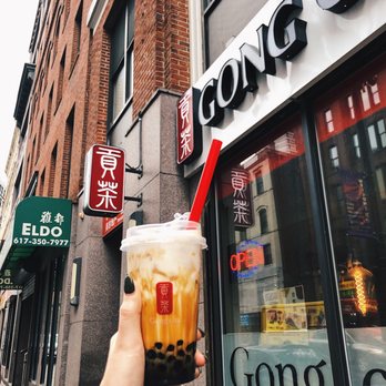 Gong Cha - Dirty Brown Sugar Milk - Bubble Tea Near Me - Boston, Massachusetts Gong Cha - Dirty Brown Sugar Milk - Bubble Tea Near Me - Boston, Massachusetts