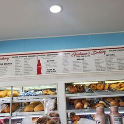 Giuliano's bakery - Menu part 2