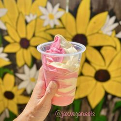 Fog Willow Farms - Strawberry swirl dole whip!!! So good! (instagram: jax.vegan.eats)