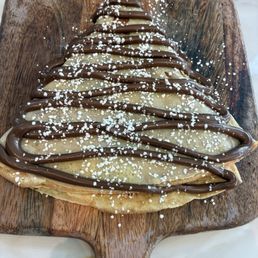 Nutella crepe.