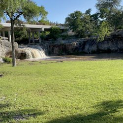 Tonkawa Falls Park - Long view of the falls.