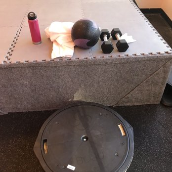T. Boone Pickens YMCA - My own fave workout on bosu ball with free weights and medicine ball - Gyms Near Me - Dallas, Texas