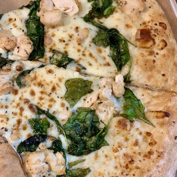 The Main Slice - Spinach and chicken pizza - Pizza Near Me - North Myrtle Beach, South Carolina The Main Slice - Spinach and chicken pizza - Pizza Near Me - North Myrtle Beach, South Carolina