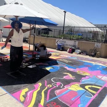Pasadena Chalk Festival - Lori Antoinette from Chalk Mafia - Festivals Near Me - Pasadena, California