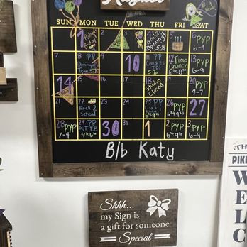 Board & Brush - Schedule of Events - Paint & Sip Near Me - Katy, Texas