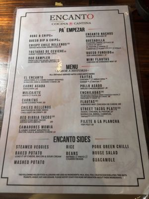 Menu photo 2 Encanto Cocina & Cantina Denver, CO Menu photo 2 Encanto Cocina & Cantina Denver, CO