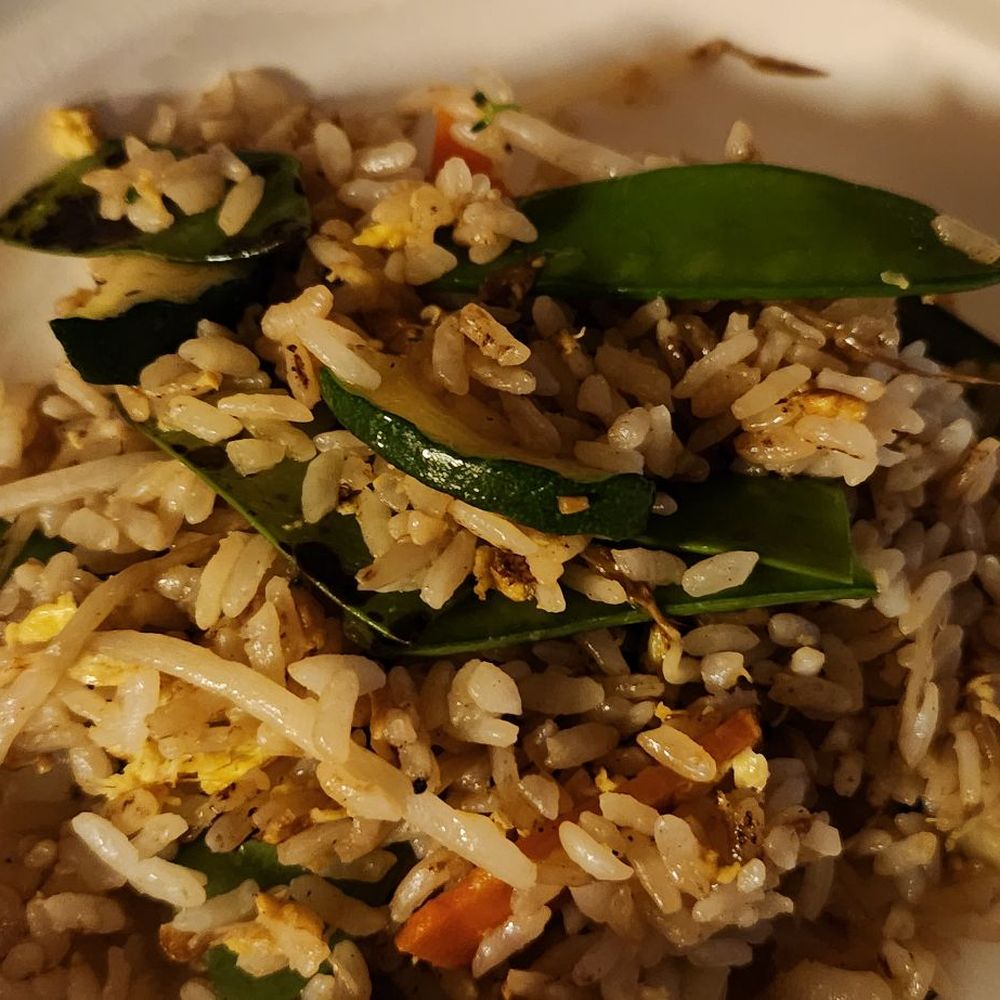 Domo Kitchen - Closer view of vegetable fried rice. - Sushi Bars Near Me - San Diego, California Domo Kitchen - Closer view of vegetable fried rice. - Sushi Bars Near Me - San Diego, California