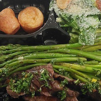 Fogo de Chão - Fraldinha beef with asparagus & cesar salad with chimichuri sauce - Steakhouses Near Me - Los Angeles, California Fogo de Chão - Fraldinha beef with asparagus & cesar salad with chimichuri sauce - Steakhouses Near Me - Los Angeles, California