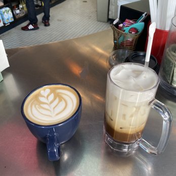 Talk Kaimuki - Hot Red velvet Latte and Iced cinnamon Roll Latte with Oat milk - Coffee & Tea Near Me - Honolulu, Hawaii Talk Kaimuki - Hot Red velvet Latte and Iced cinnamon Roll Latte with Oat milk - Coffee & Tea Near Me - Honolulu, Hawaii