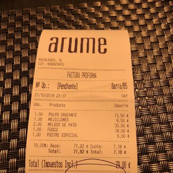 Arume - Not cheap. Not bad either. Well worth it. - Mediterranean Near Me - Barcelona, B Arume - Not cheap. Not bad either. Well worth it. - Mediterranean Near Me - Barcelona, B