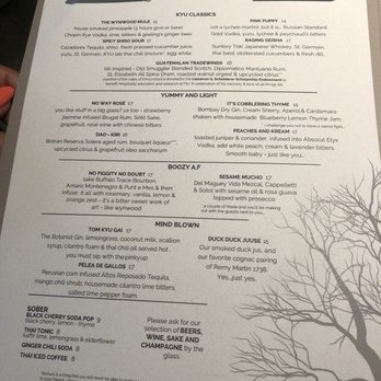 Kyu - Menu - Asian Fusion Near Me - Miami, Florida