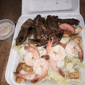 Joe's Grill Express - Steak and shrimp Ceasar salad!! - American Near Me - Honolulu, Hawaii Joe's Grill Express - Steak and shrimp Ceasar salad!! - American Near Me - Honolulu, Hawaii