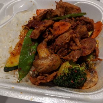 K-Kitchen - Spicy garlic pork - Korean Near Me - Chicago, Illinois