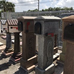 Growers Outlet of Lake Worth - They carry a couple cool items a lot of landscape centers don't. These mailboxes are pricey but beautiful