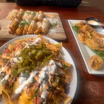 Stonies Taphouse & Bistro - BBQ Loaded Nachos with Meat Crispy Fried Artichokes BBQ Corn Ribs - Barbeque Near Me - Salinas, California Stonies Taphouse & Bistro - BBQ Loaded Nachos with Meat Crispy Fried Artichokes BBQ Corn Ribs - Barbeque Near Me - Salinas, California