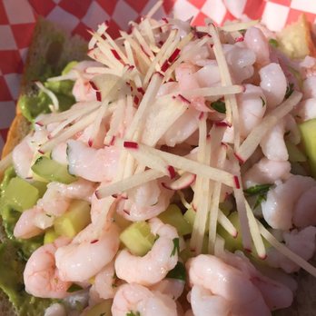 The 100 Pound Clam - Rock shrimp ceviche sandwich - Seafood Near Me - Seattle, Washington The 100 Pound Clam - Rock shrimp ceviche sandwich - Seafood Near Me - Seattle, Washington