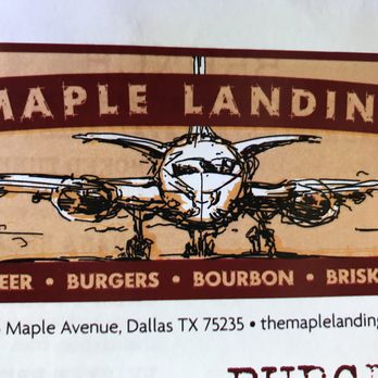 Maple Landing - Menu header - Barbeque Near Me - Dallas, Texas Maple Landing - Menu header - Barbeque Near Me - Dallas, Texas