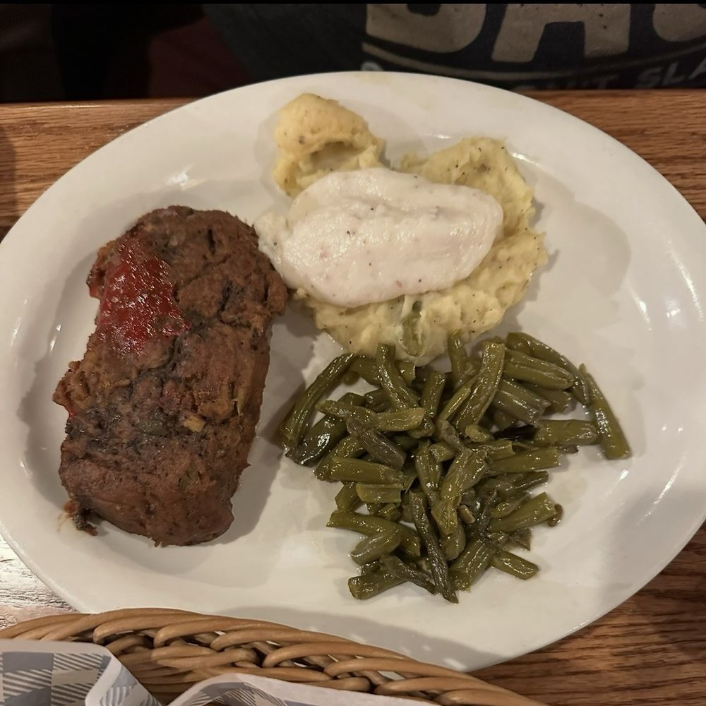 Cracker Barrel Old Country Store - Meatloaf - American Near Me - Rockford, Illinois Cracker Barrel Old Country Store - Meatloaf - American Near Me - Rockford, Illinois