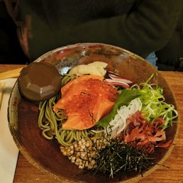 salmon soba