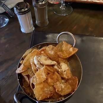 Barbusa - Chips with truffle powder. Complimentary at the table. - Italian Near Me - San Diego, California