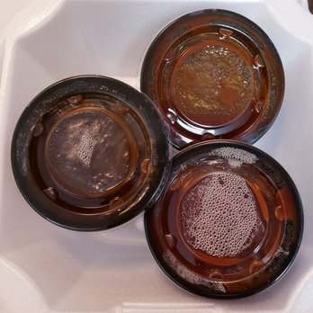 T.J. Stone’s - 3 different BBQ sauces - Bars Near Me - Alexandria, Virginia
